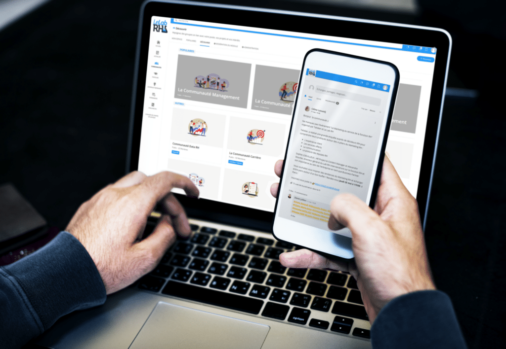 Téléchargement Cas Client Le Lab RH : Visuel Plateforme