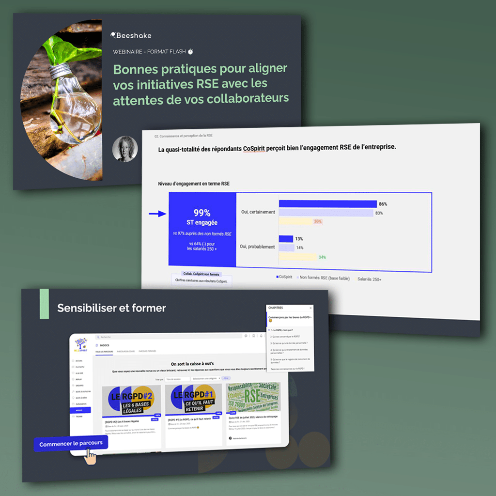 WEBINAIRE RSE</br></br>Bonnes pratiques pour aligner vos initiatives RSE avec les attentes de vos collaborateurs