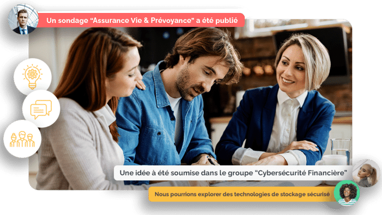 Plateforme collaborative pour le secteur Banques & Assurances