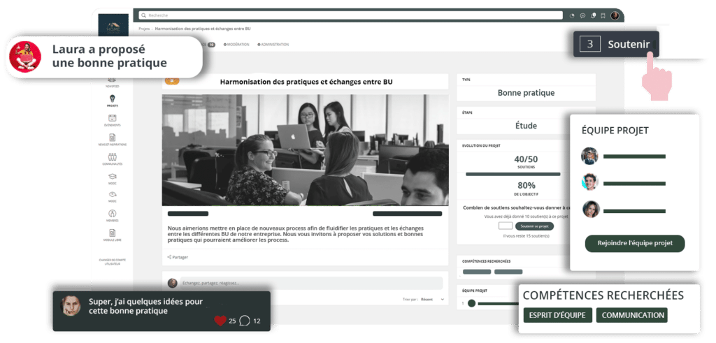 Outils pour partager les bonnes pratiques : Beeshake
