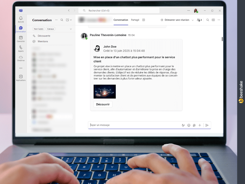 Comment mieux diffuser l’information en interne ? Beeshake & Teams forment le duo gagnant