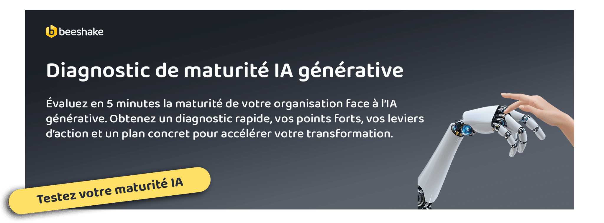 Bannière - Diagnostic de maturité IA